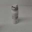 Owala FreeSip Insulated Stainless Steel Water Bottle with Straw, BPA-Free Sports Water Bottle, Great for Travel, 32 Oz, Shy Marshmallow