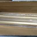 Tension Curtain Rod 41-103" Heavy Duty No Drilling Adjustable Golden, 1.26"
