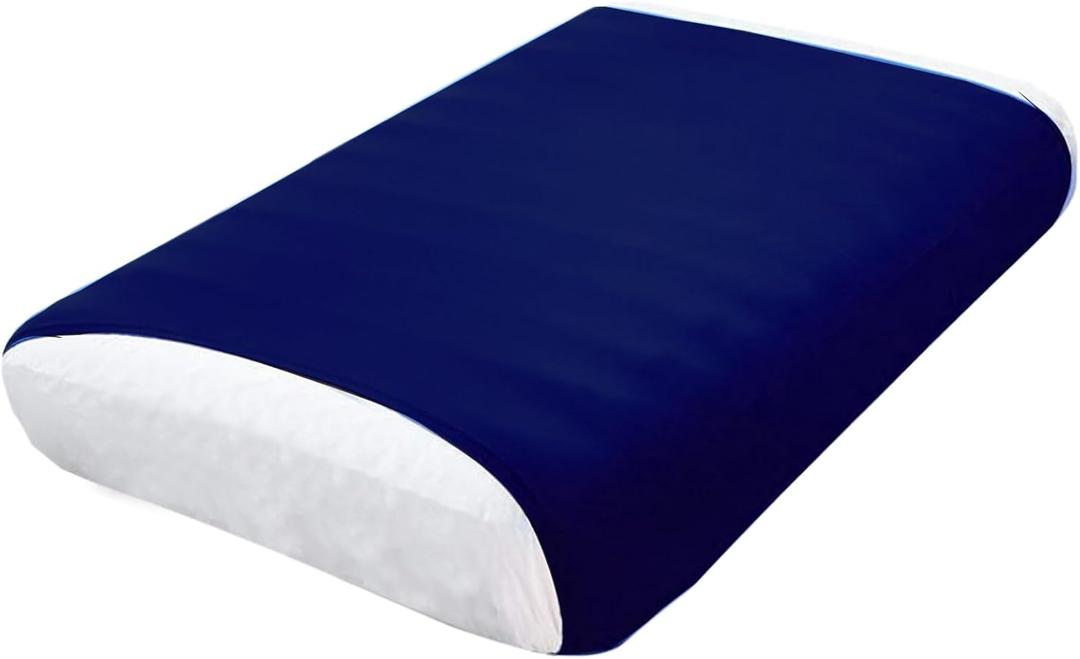Ntomtuex Sensory Bed Sheet for Compression Reduced Pressure Weighted Blanket to Keep Nice Sleeping Comfortable with Light Breathable Polyester, Dark Navy,38"x60"