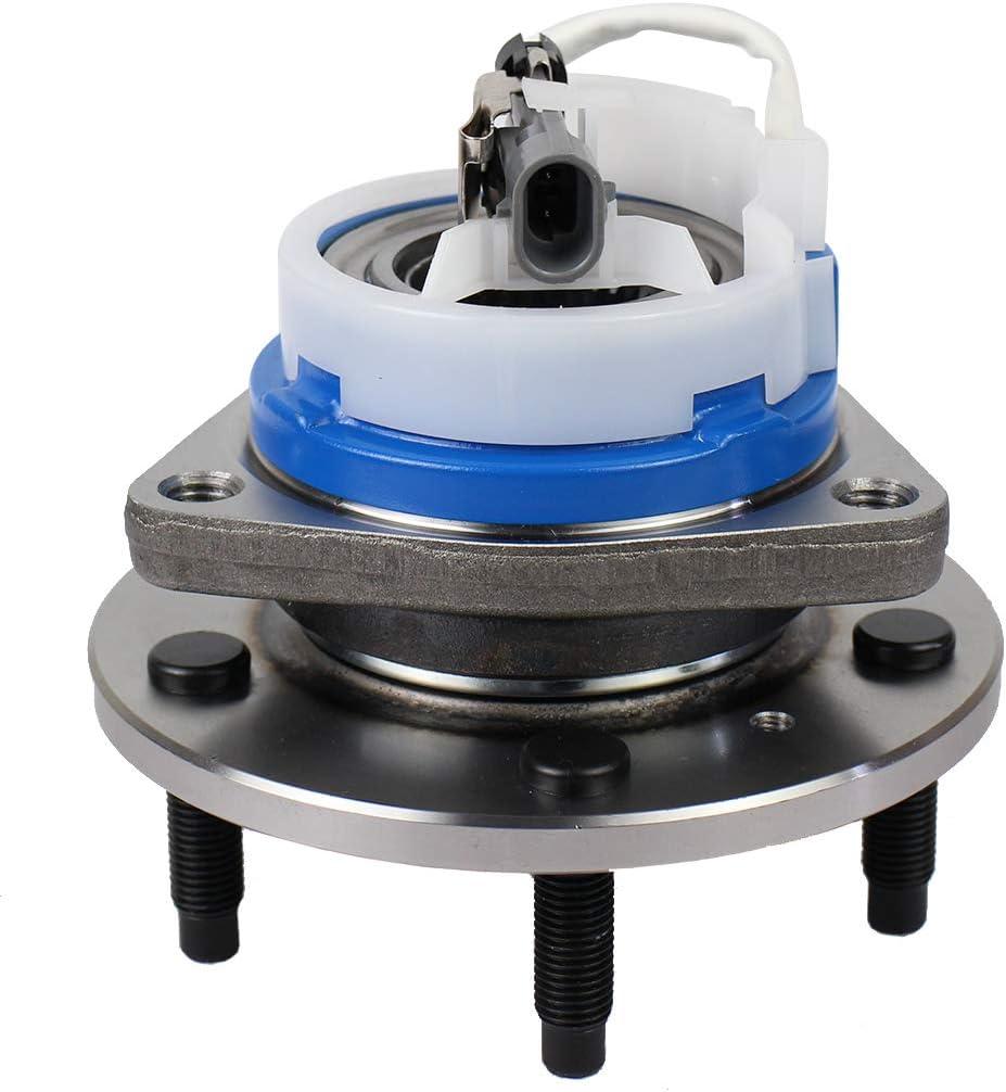 Autoround 513121 Front Wheel Hub Bearing Assembly Fit for Chevy, Buick, Cadillac, Pontiac, Oldsmobile- Impala, Lesabre, Lacrosse, Century, Regal, Lucerne, DeVille, Eldorado, Grand Prix 5 Lug w/ABS