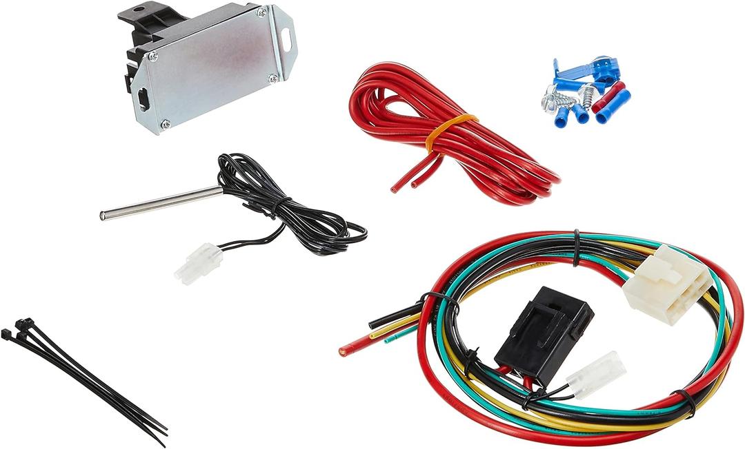 Mishimoto MMFAN-CNTL-UPROBE Adjustable Radiator Fan Controller Kit, Includes Probe Temperature Sensor, Black