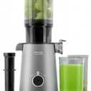 Cold Press Juicer with Wide Mouth Feed Chute, Masticating Juicer Easy to Assemble