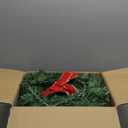 Joiedomi 19" Christmas Pre-Lit Wreath with LED Lights with Ribbon, 3 Pcs Wreaths for Front Door, Windows, Living Room, and Indoor Outdoor Christmas Decorations Window Door Wreath, Battery Operated