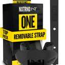 Nxtrnd One Football Mouth Guard, Strap Included, Fits Adult & Youth (Black)