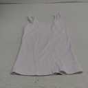 FOR CITY Women's Cotton Tank Top with Shelf Bra Adjustable Wider Strap Camisole Basic Cami Tanks L