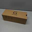 GPOS Womens Slides with Memory Foam Soft Cushioned Cozy House Slippers for Woman Comfy Open Toe Ladies Sandals Leather Slip on Bedroom Shoes Plantar Fasciitis Indoor Outdoor (Gold, M)