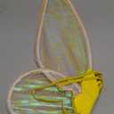 quescu Light up Fairy Wings for Adults,Electroluminescent Wire LED Butterfly Wings for Girls Women,Halloween Costume Dress Up (Gold)