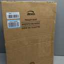 Bemis 7300SLEC Slow Close Toilet Seat, Easy Clean Hinges and Durable Plastic Seat, Made in USA, Elongated, White