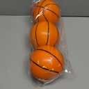 Amarlozn 5" Mini Foam Basketball Set, 3 PCS Orange, Ideal for Kids, Toddlers, Beach, Pool, Indoor & Outdoor Play