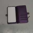 TwoHead for Samsung Galaxy S26 Ultra Wallet Case with Card Holder, Detachable Magnetic Phone Case for S26 Ultra,PU Leather All-Round Protective Phone Case Wallet with Wrist Strap(6.9 in,Deep Purple)