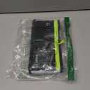 USHAKE Slim Running Belt, Workout Fanny Pack for Men Women,Exercise Waist Pack for Apple iPhone Holder, Runner Belt for Running Walking Cycling Camping Gym (black/3 yellow zippers)