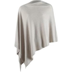 Fomolom Women Ponchos Sweater Versatile Lightweight Solid Knitted Shawl Wrap Scarf Cape Accessories for Women's (Oatmeal Mink)