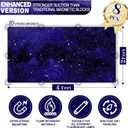 Aheroi 8Pcs Fluorescent Light Covers for Ceiling Lights, 4 x 2 Feet Magnetic Classroom Light Covers Light Filters, Ceiling Light Shade Drop Ceiling Light Cover(Starry Sky Style)