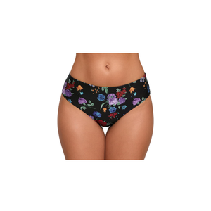 Halcurt Women's Mid Waisted Bikini Swim Bottoms Cheeky Swimsuit Bottoms L