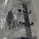 SKOLOO Over The Door Hook, Door Hanger Hooks for Hanging Clothes, Towels, Coats, Hats, Over The Door Towel Hook - Black, Assembly Required (1 Pack)