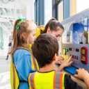 2 x KAYGO Kids High Visibility Vests, Child Safety Vest Reflective with Hook and Loop,KGKID200 (Yellow, XS)