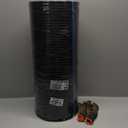 Black Hardware Cloth PVC Steel Vinyl Coated Galvanized Wire Mesh Roll Chicken Wire Fence Roll, for coop Fences,Screen mesh, Rabbit/Snake Fences, Poultry enclosures, etc. (19(GA)-1/2inch, 4In x 20Ft)
