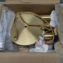 KCO Lighting 3-Light Gold Cylinder Kitchen Island Pendant Light Brushed Brass Metal Long Tube Bar Cluster Pendant Lighting Industrial Farmhouse Adjustable Hanging Ceiling Light Fixture