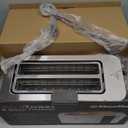 Mueller UltraToast Full Stainless Steel Toaster 4 Slice, Long Extra-Wide Slots for Bagels and Waffles, 6 Browning Levels, LED Display, Cancel/Defrost/Reheat Functions & Removable Tray, Kitchen Gadgets