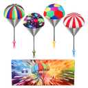 Parachute Toy for Kids, Outdoor Toys Flying Parachute Men, Inside & Outside Toys for or 3 4 5 6 7 8 9 10 11 12 Year Old, Easter Basket Stuffers for Kids Idea 2026 Unique Boys Party Favors