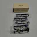 Gaoye Reading Glasses Men/Women, Eyeglasses, Blue Light Readers for Men/Women, Computer Eye Glasses, Cheaters (B1-5 Pack Light Black) +1.5