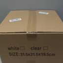 6 PCS 12" to 6.8" White Buffet Risers with Mini Sign and Makers, Large Food Risers for Buffet Table, Display Shelf Stands for Party, Catering, Dessert, Jewelry Collectibles, Nesting Cube Boxes with Hollow Bottoms Set (12",10",9",8",7.5",6.8")