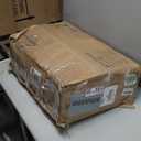 HOOBRO Corner Bookshelf, 6-Tier L-Shaped Bookcase, Industrial Open Display Shelf Tall Storage Organizer, Vertical Storage Rack, for Living Room, Home Office, Rustic Brown and Black