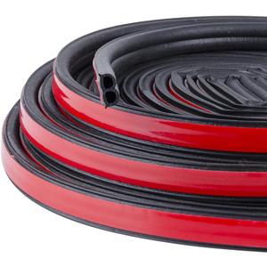 52.4Ft Universal Self Adhesive Weather Seal Strip for Auto, 51/ 100 x 1/ 5 Inch Thick, Car Door & Window Weatherstrip with Engine Cover (2 Rolls, 26.2 Ft Each)