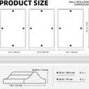 3 Set Pre-Cut Accent Wall Molding Kit Wainscoting Panels