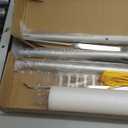 Pond Rake, 36" Aquatic Lake Weed Rake with 11'(132'') Adjustable Extension Pole, Rope and Float, 52' Throw, Aluminum Landscape Harrow for Lake, Lawns, Gardens, Beach