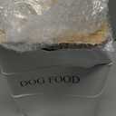 Dog Food storage container Dog Treats Jar,5~6 lb Metal food treats tin for Dog, pet snacks Canisters with wooden lid/handle/sevice scoop-White