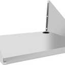Stainless Steel Microwave Shelf Wall Mount, 18" x 24" Commercial Heavy Duty Metal Appliance Wall Mounted Shelf, 200 lb Commercial Microwave Rack for Restaurant, Kitchen, Bar and Shop