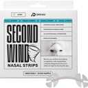 Dream Recovery Second Wind Nasal Strips - Nose Strips for Breathing, Sleep and Athletic Performance - Snore Relief and Congestion Support - Sand, 30 Count