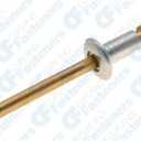 25 Peel Type Rivets 1/4 Diameter Compatible with Ford 388047-S100