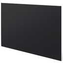 Threehoney 1 Pcs Black HDPE Sheet 1/4" Thick 24 x 36 Inch, HDPE Plastic Sheet High Density Polyethylene Board Flexible Solid Plastic Block for DIY Projects Crafts Machining Home