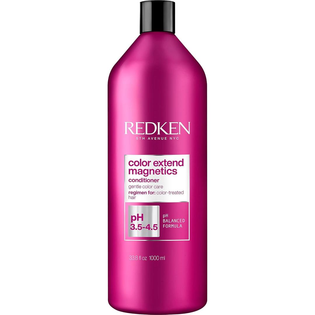 Redken Color Extend Magnetics Conditioner For Color-Treated Hair - Protects Vibrancy & Adds Shine With Amino Acids, Sulfate-Free (33.8 Fl Oz (Pack of 1))