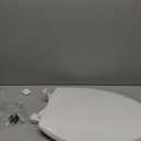 Bemis 7300SLEC Slow Close Toilet Seat, Easy Clean Hinges and Durable Plastic Seat, Made in USA, Elongated, White