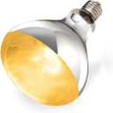 REPTI ZOO 125W Reptile Heat Lamp - Full Spectrum UVA UVB Sun Lamp - Self-Ballasted Vapor Basking Spot Lamp/Bulb/Light for Reptiles and Amphibians