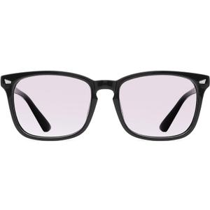 TIJN Blue Light Blocking Glasses for Women Men Clear Frame Square Nerd Eyeglasses Anti Blue Ray Computer Screen Glasses