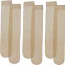 10 Pairs Silky Toes Sheer Knee High Stockings Breathable Mid Calf Stockings Thin Hosiery Socks Elastic Knee Socks Women's
