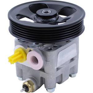 NewYall 2.5L Power Steering Pump with Pulley for Subaru Legacy Outback 2000-2004, Baja 2003-2006