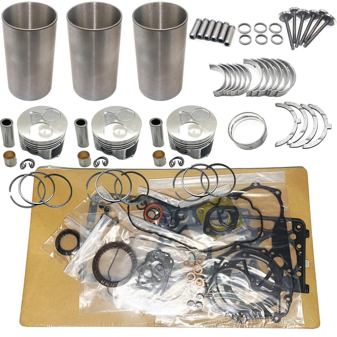 D902 Overhaul Kit Compatible with Kubota D902 Engine Rebuild Kit for RTV900G BX25 BX2360 KX41-3 BX2380 BX23S MISSING SEVERAL PIECES