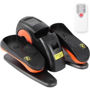 Under Desk Elliptical Machine for Seniors, Electric Seated Pedal Leg Exerciser While Sitting, Forward & Reverse Direction Elliptical Exercise Machine, Portable Mini Under Desk Elliptical
