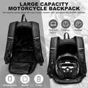 Motorcycle Helmet Backpack, Luggage Backpack for Men, Motorcycle Accessories, Motorbike Riding Bags, Bikers backpack, Large Capacity Laptop Bag