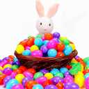 YEAHBEER 288 Easter Eggs -2.36" Bright Colors Plastic Easter Eggs Empty for Easter Hunt, Easter Basket Stuffers, Party Favor, Classroom Prize Supplies, Small