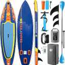 Wetarjoyfre Inflatable Paddle Board 11' x 33" x 6" SUP Board for Beginners