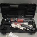 Upgraded Hydraulic Crimping Tool for 1/8" 3/16" Stainless Steel Cable Railing Kits, Hand Hydraulic Crimper with Return Spring, Reinforced Unbreakable Head and 9 Pairs Black Oxide Coated Dies