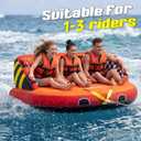 Soulchen Replacement Bladder for Towable Tube, Backrest, 3 Rider