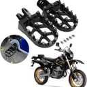 AnXin Dirt Bike Foot Pegs CNC Footpegs Footrest Foot Pedals Rests for DRZ400 2000-2004 DRZ400E 2000-2007 DRZ400S 2000-2024 DRZ400SM 2005-2024 RM250 1989-2006 RM250Z 2001-2006 RMX250 1989-1996 Black