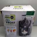 GreenPan Frost Ice Cream Maker & Slushie Machine, Soft Serve, Sorbet, Margaritas, Milkshakes, Frozen Yogurt, No Pre-Freezing, Ready in 15 Mins, 6 Modes, 7 Textures, Self-Cleaning, Family Size, Gray